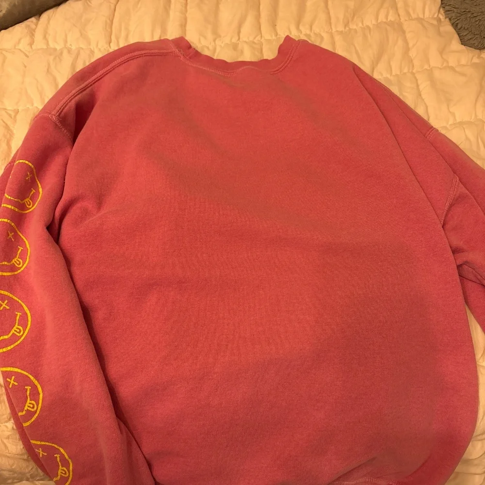 Nirvana Smile Overdyed Crew Neck Sweatshirt - Picture 3 of 3